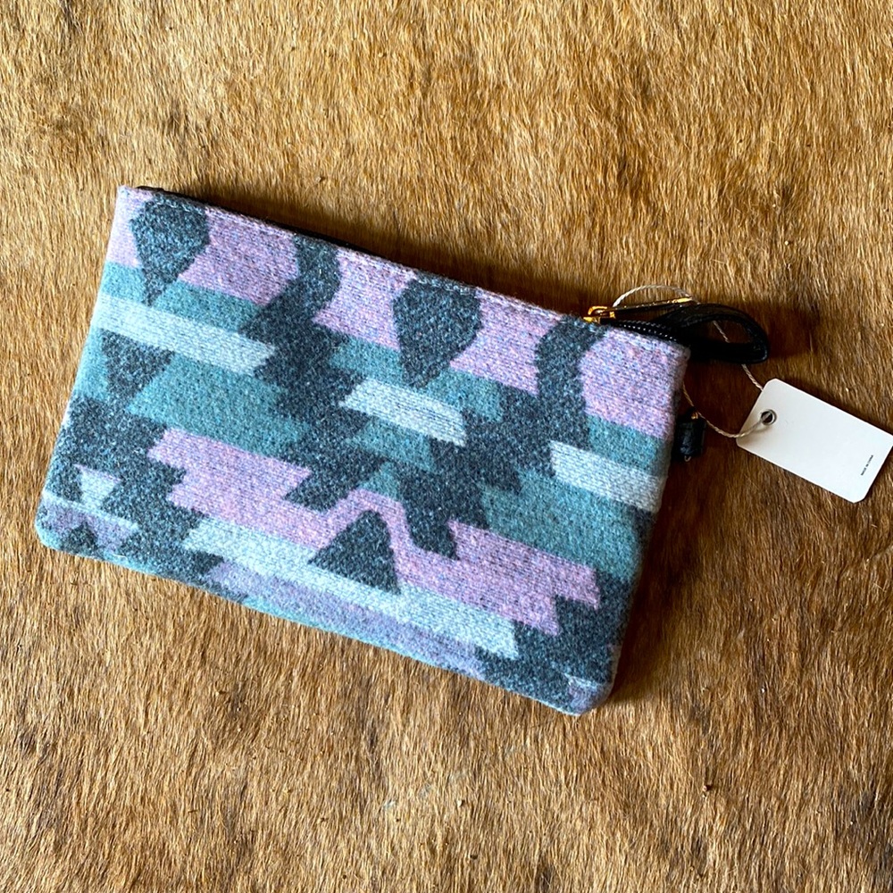 New aztec wool like wristlet!
